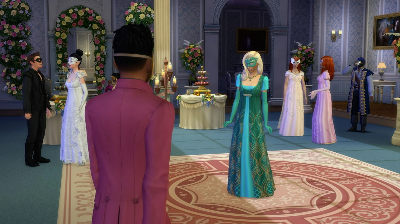 Комплекты Sims 4 от EA – Бал-маскарад у госпожи Бриджертон