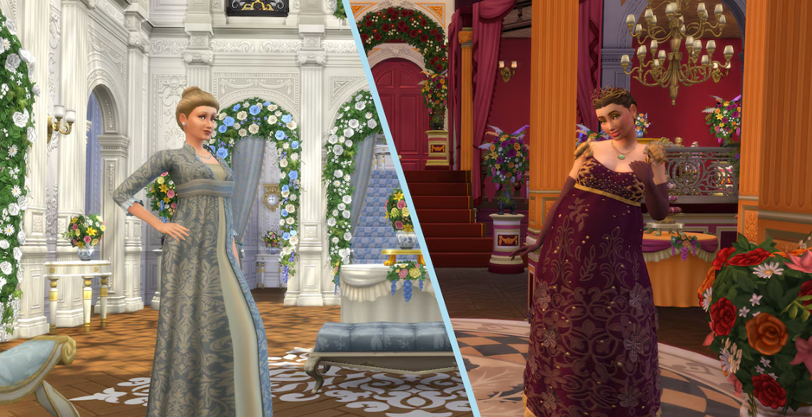 Комплекты Sims 4 от EA – Бал-маскарад у госпожи Бриджертон