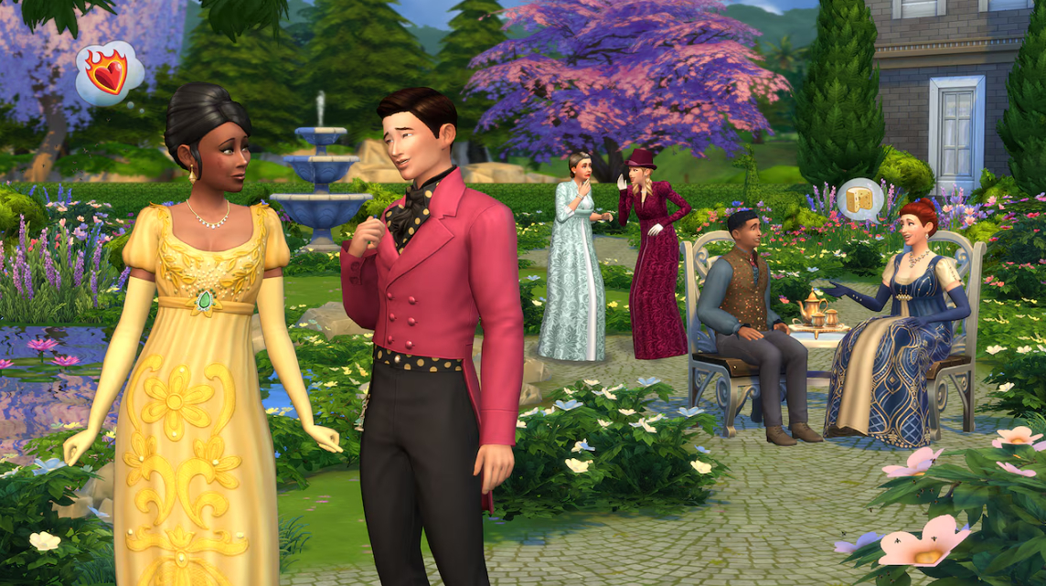 Комплекты Sims 4 от EA – Бал-маскарад у госпожи Бриджертон