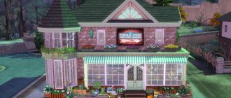 Малый бизнес Викторианский магазин для Sims 4 от Dusk