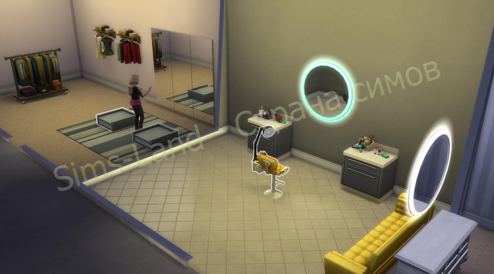 Стол стилиста в The Sims 4: непредсказуемые истории дома