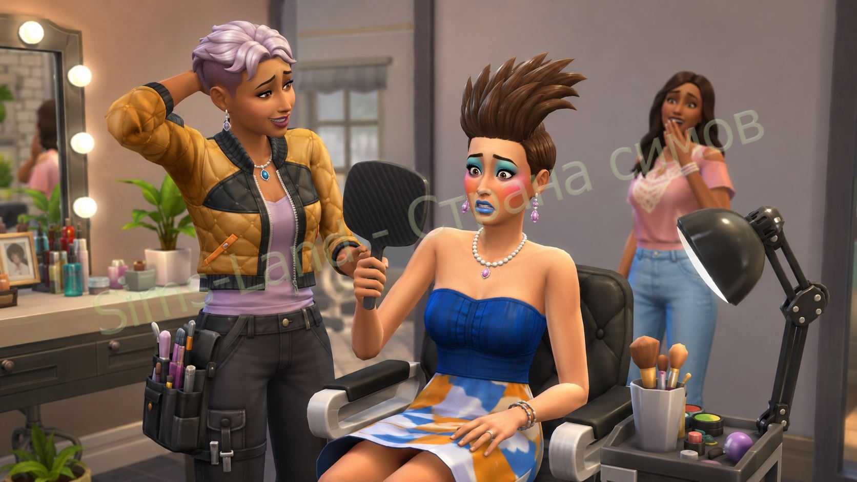 Стол стилиста в The Sims 4: непредсказуемые истории дома