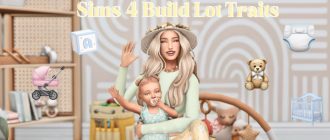 Мод Sims 4 «Свойства (черты) участка для малышей» от babybeesims
