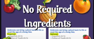 Мод Sims 4 «Кулинария не требует ингредиентов» от LittleMsSam