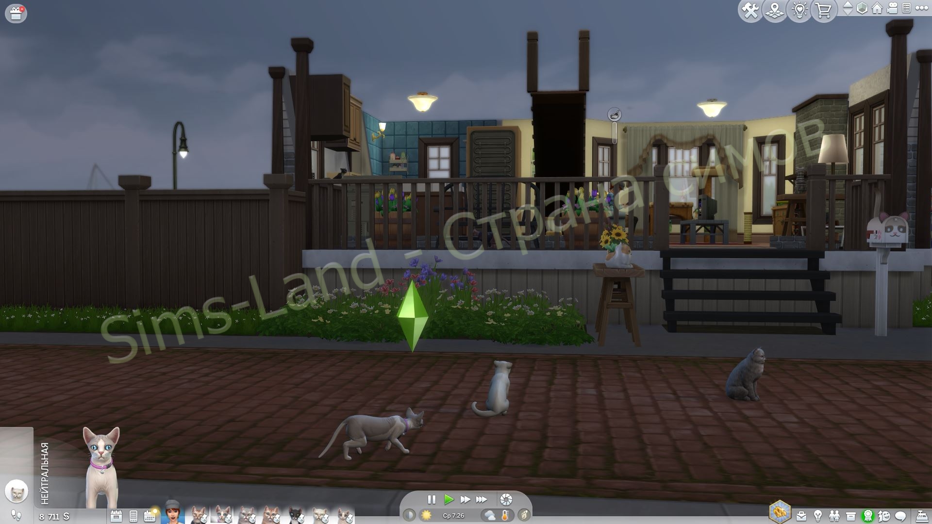 Мод Sims 4 «Управление питомцами Selectable Pets Always» от charitycodes — кадр 2