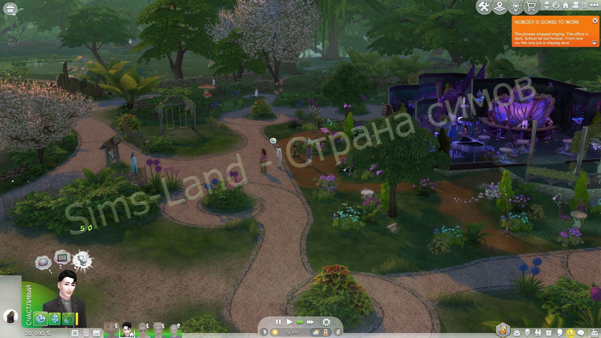 Мод Sims 4 «Выживание с зомби» от JellyPaws — кадр 3